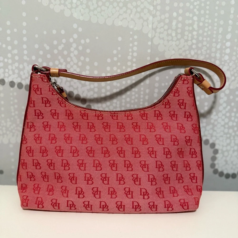 NWOT DOONEY & BOURKE MINI SHORT SHOULDER BAG, RED - Picture 1 of 6